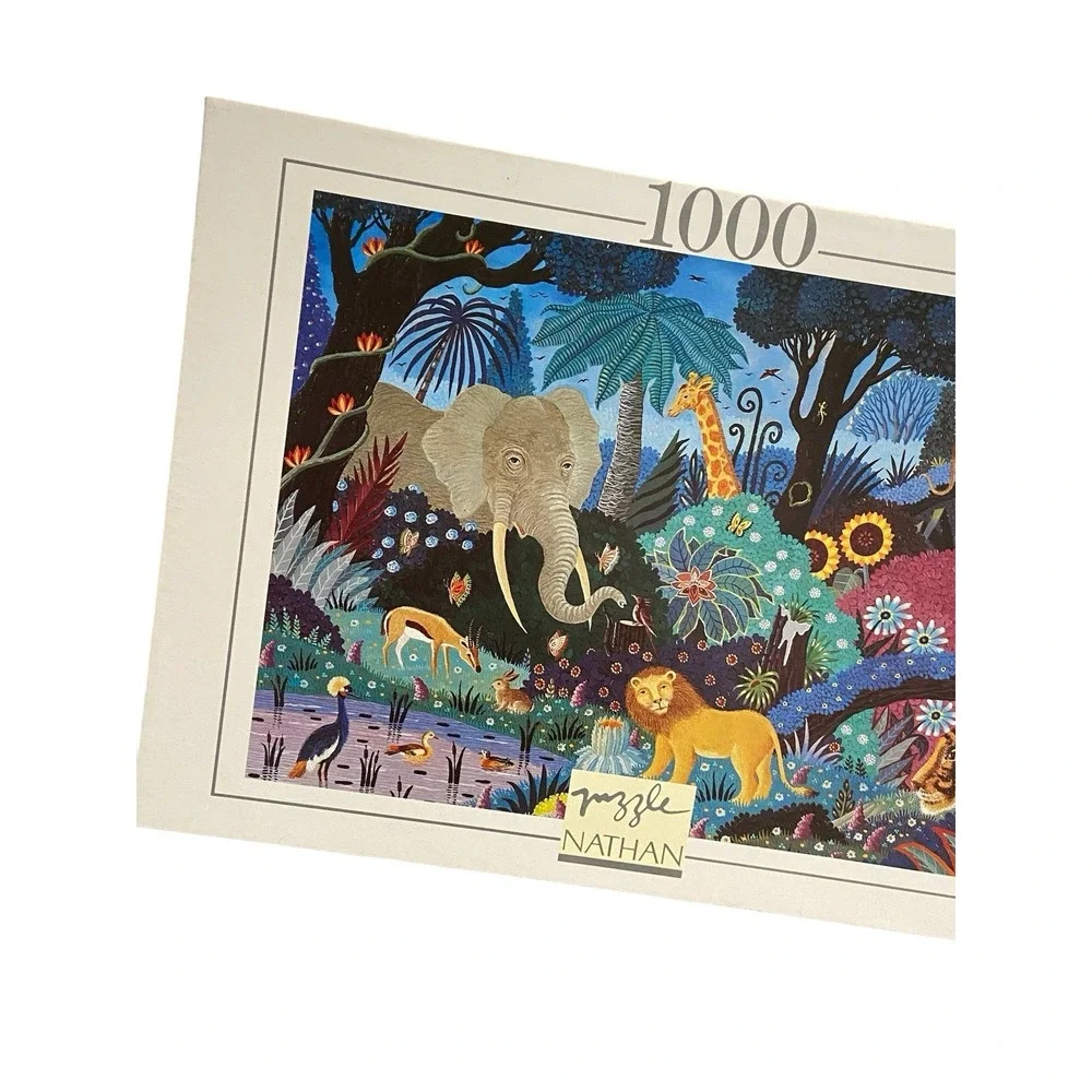 Nathan La Jungle Collection Animaux 1000 Piece Puzzle